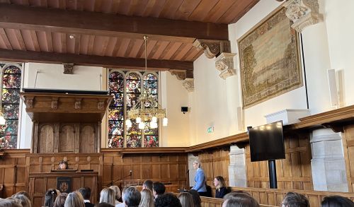 image Promotie van Demy Jongkind in het Academiegebouw van de Universiteit Leiden